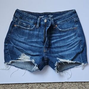 Old Navy Women's Distressed Blue Jean Shorts